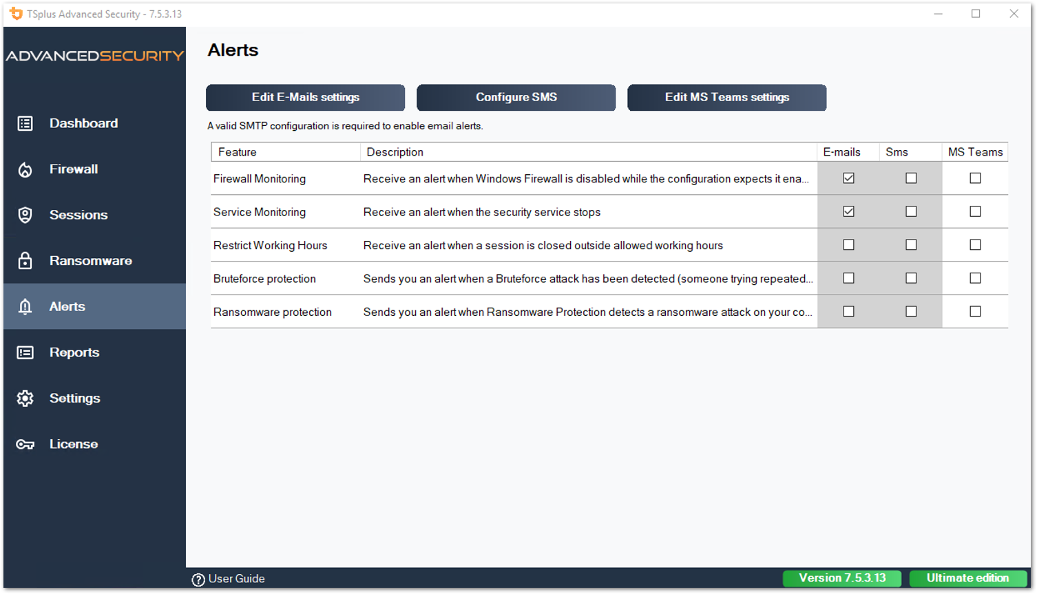 Alerts