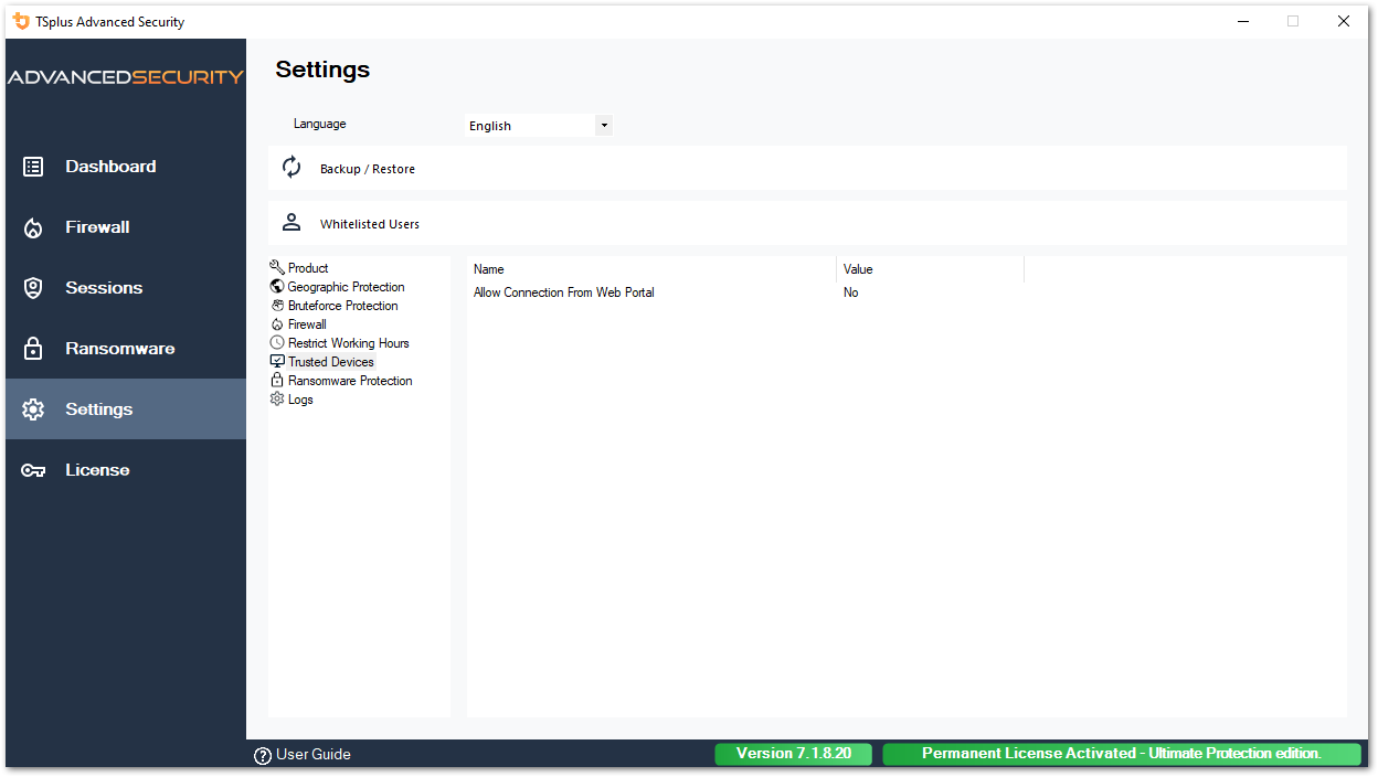 Enpoints Settings 1