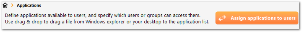 AdminTool Applications Swap Button