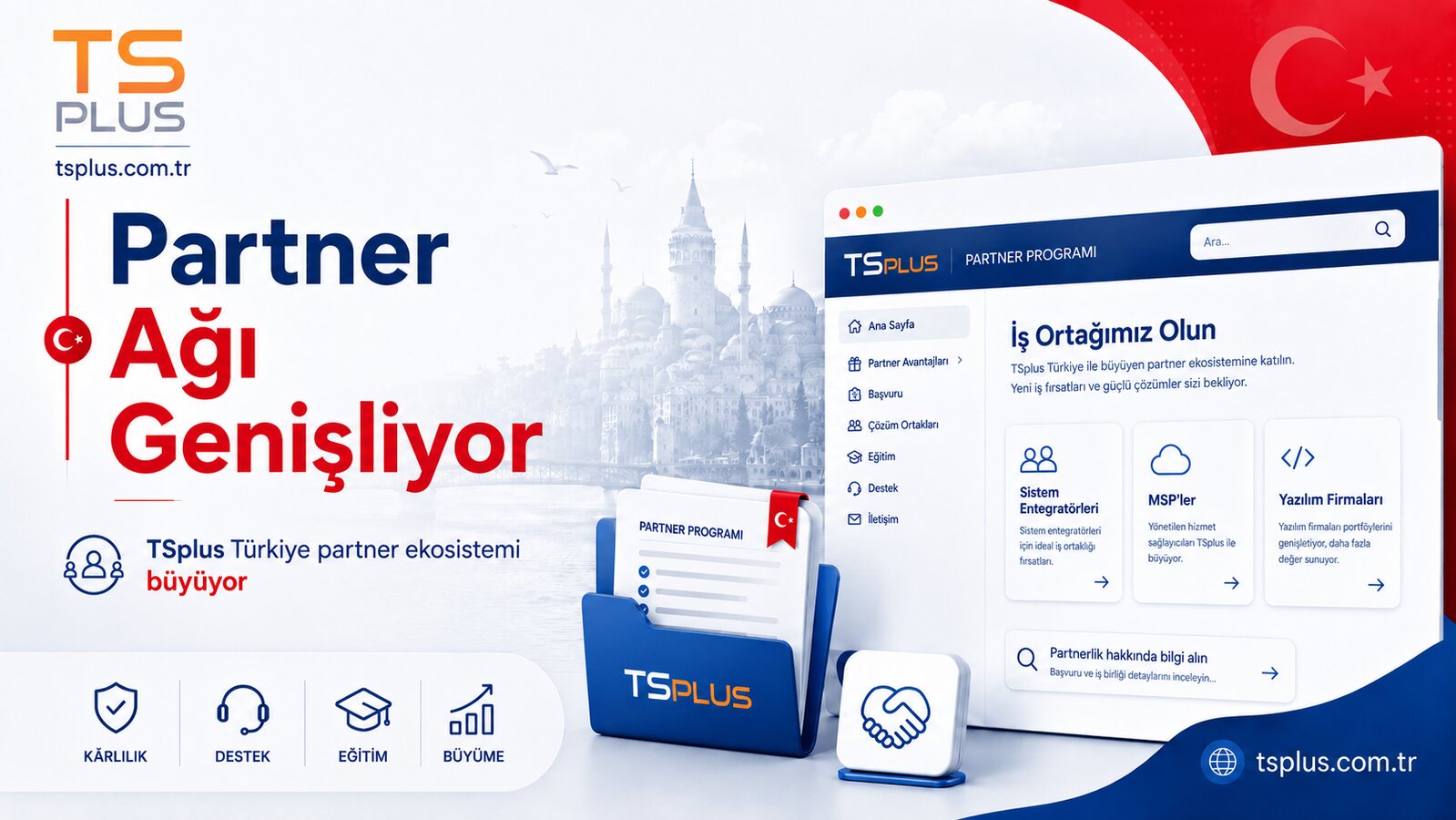 TSplus Türkiye partner ağı ve iş ortağı programı