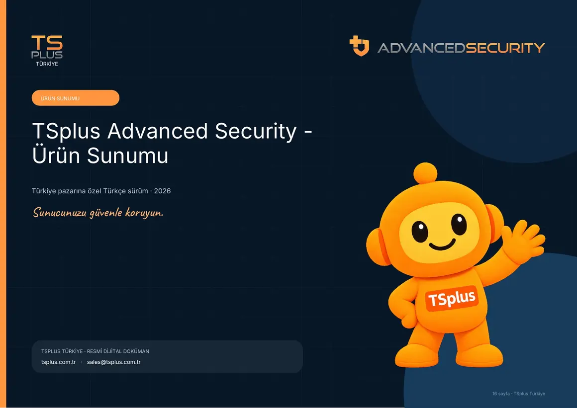 Advanced Security — Ürün Sunumu kapak görseli