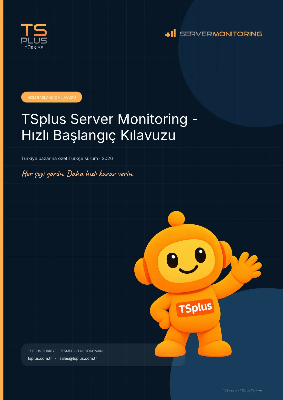 Server Monitoring — Hızlı Başlangıç Kılavuzu kapak görseli