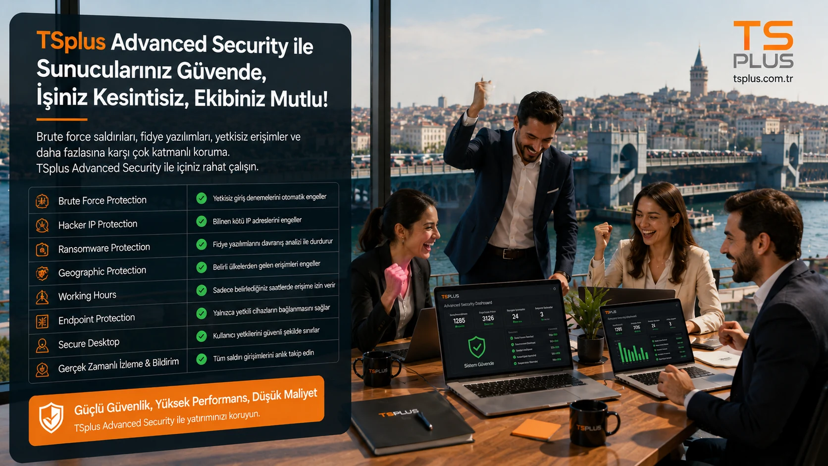TSplus Advanced Security Nedir? Windows Server ve RDP Güvenliği İçin En Güçlü Koruma Çözümü