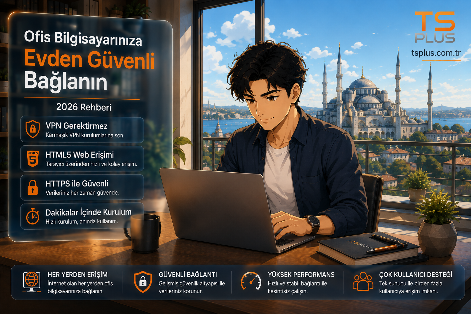 Ofis Bilgisayarınıza Evden Güvenli Şekilde Nasıl Bağlanabilirsiniz? (2026 Rehberi)