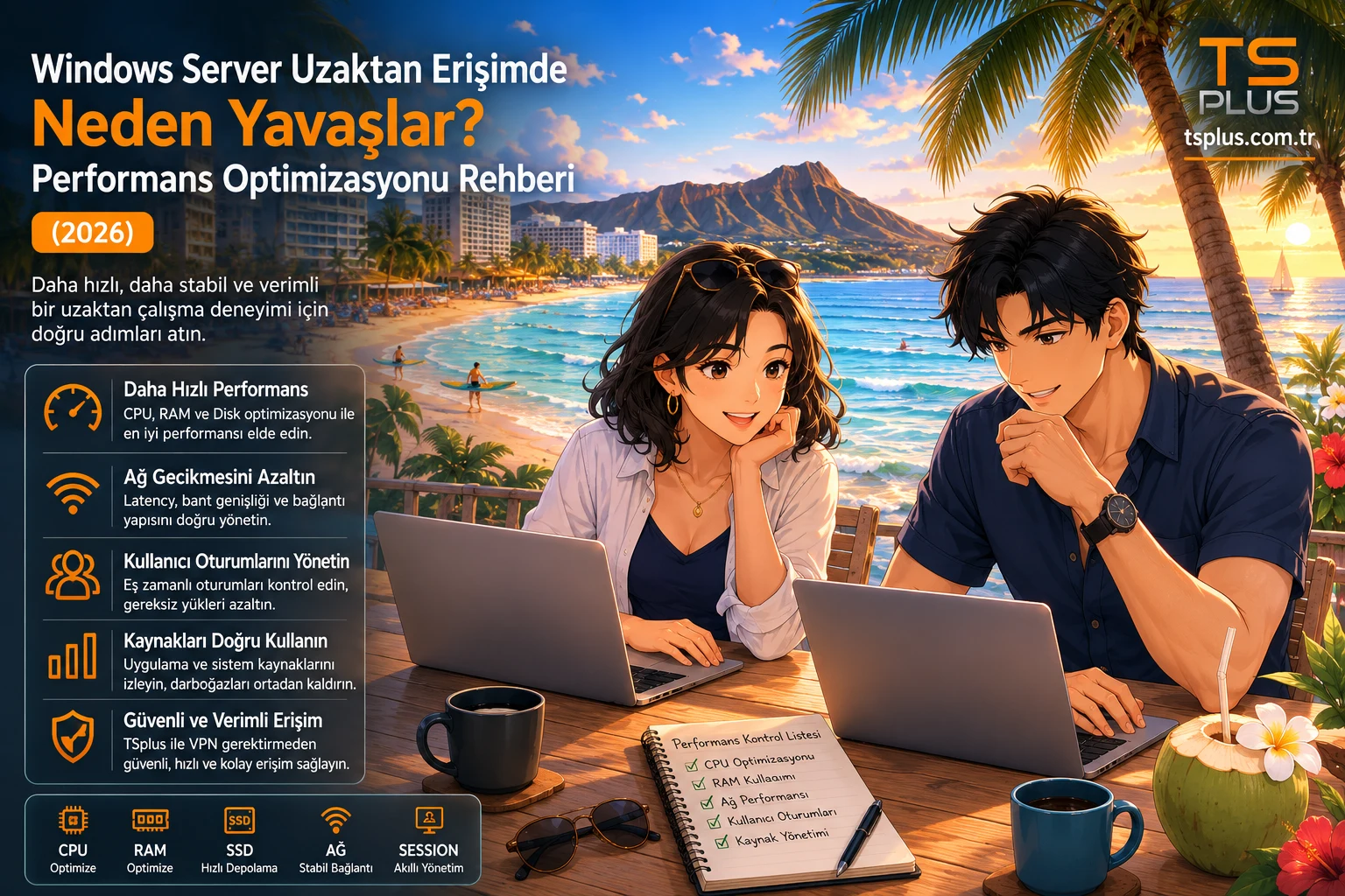 Windows Server Uzaktan Erişimde Neden Yavaşlar? Performans Optimizasyonu Rehberi (2026)