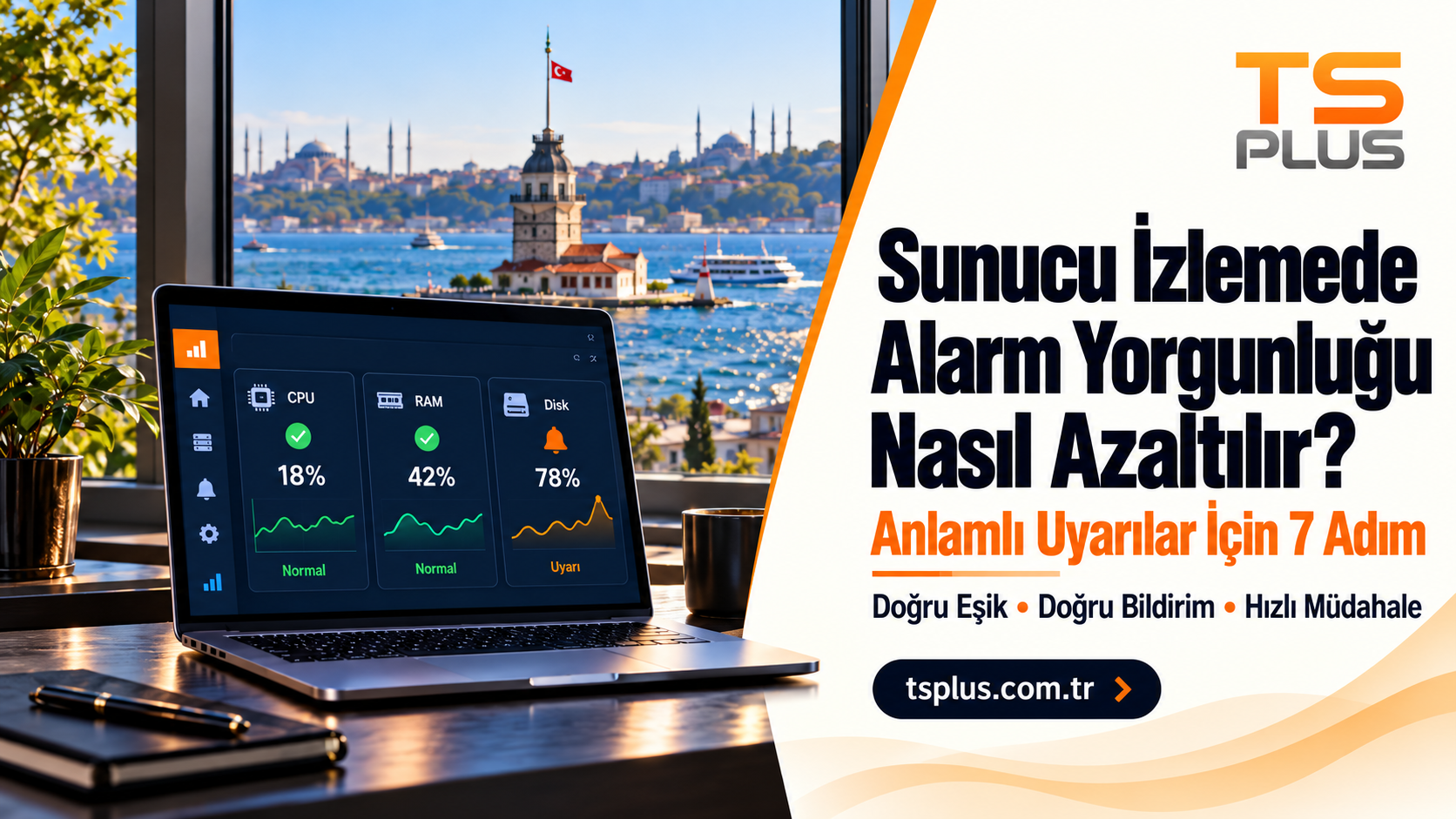 TSplus ile Alarm Yorgunluğunu Azaltmak: Sunucu Uyarıları İçin 7 Adım