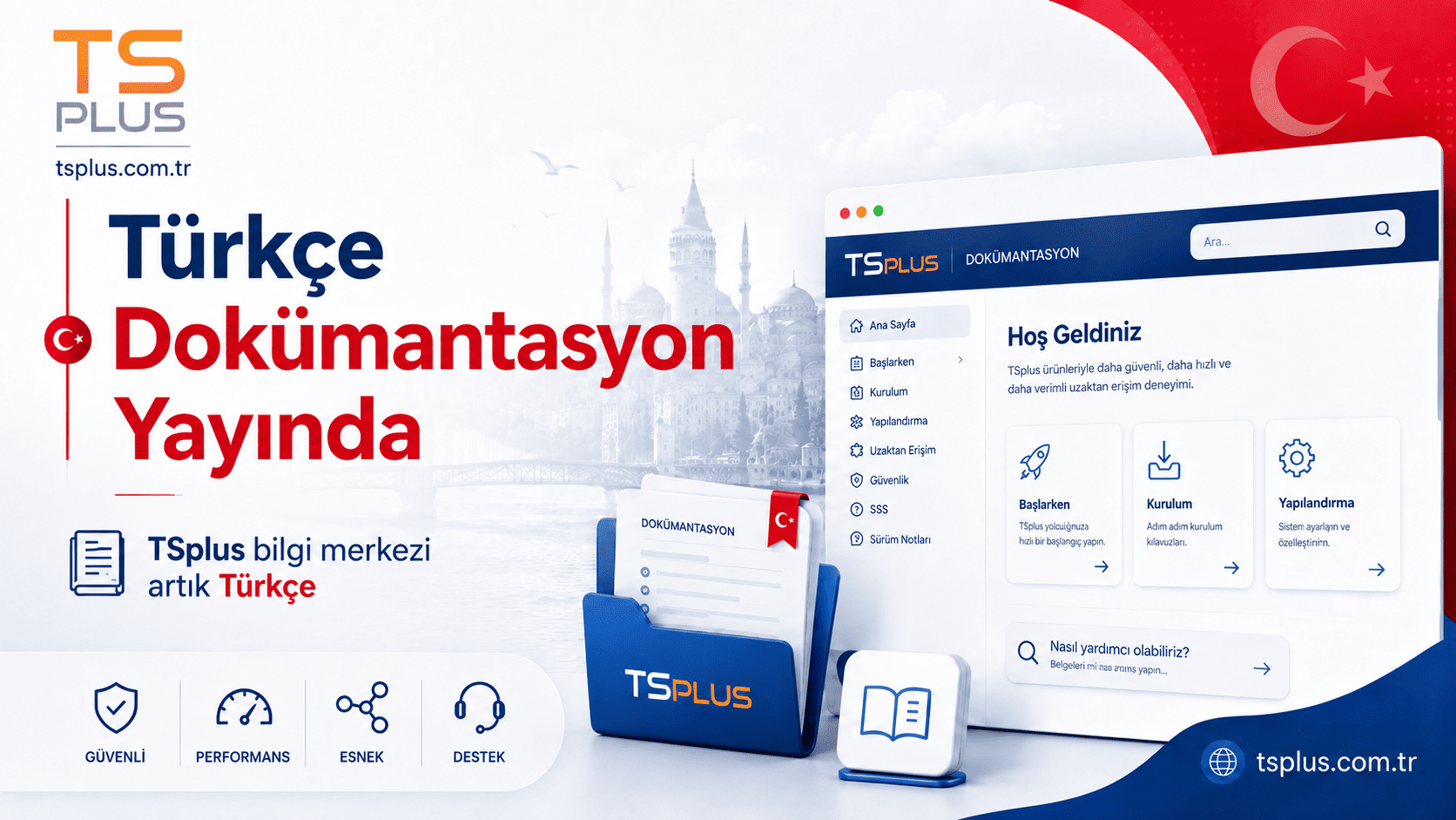 TSplus Türkçe Dokümantasyon Merkezi Yayında | TSplus Türkiye